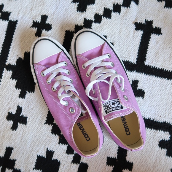 pink and purple converse